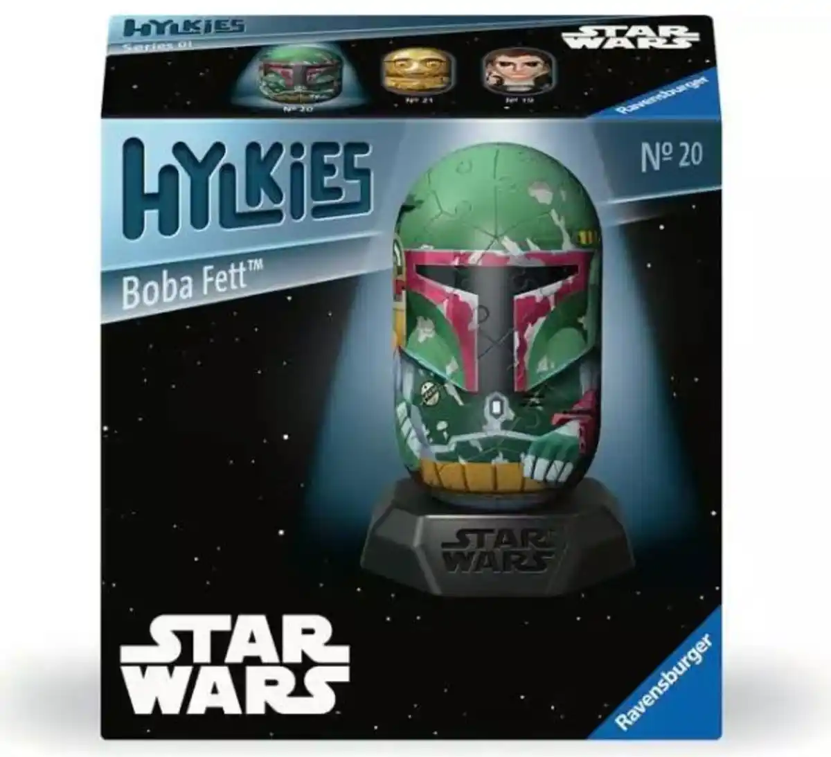 Bild 1 von Ravensburger Hylkies: Star Wars Sammelfiguren zum selbst zusammenbauen - Figur #20 - Boba Fett, 1 Stk