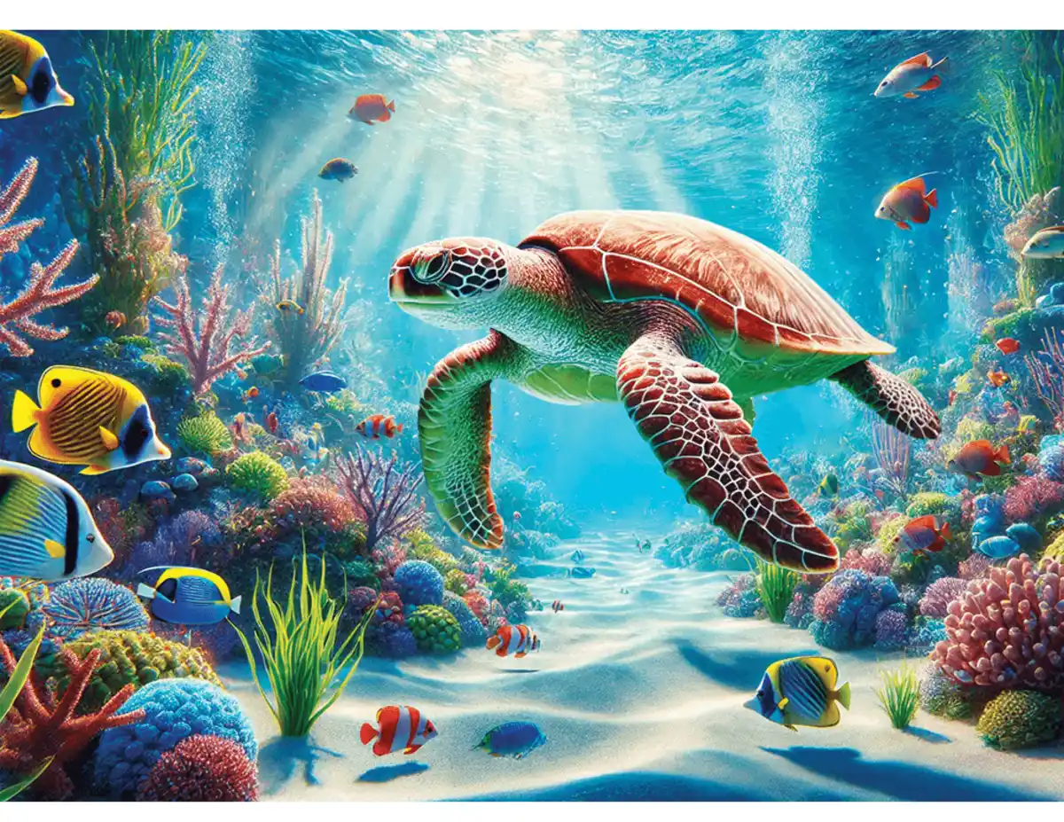 Bild 1 von HCM Kinzel - Holzpuzzle - Unterwasserwelt 150 Teile, 1 Stk