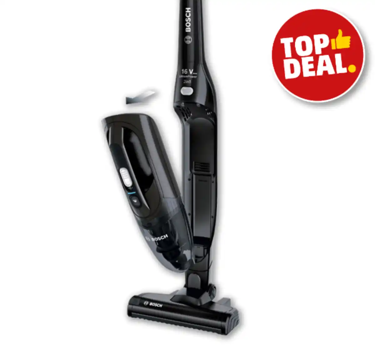 Bild 1 von BOSCH 2-in-1-Akku-Staubsauger BCHF216B*