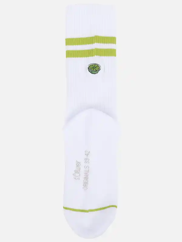Bild 1 von Damen Tennissocken mit Stickerei Weiß
