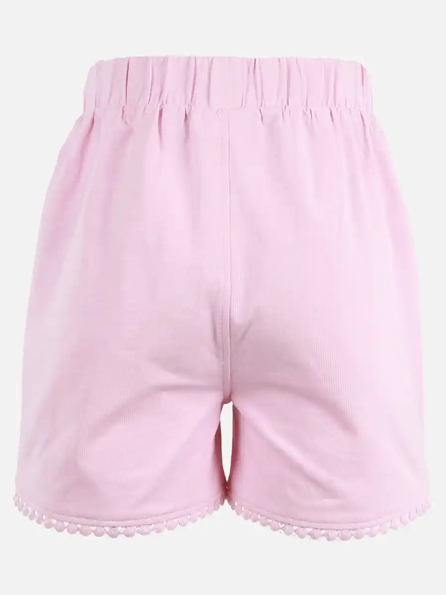 Bild 2 von Mädchen 2er Pack Shorts mit kleiner Bordüre Lila