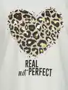 Bild 3 von Damen Shirt mit Foliendruck Weiß