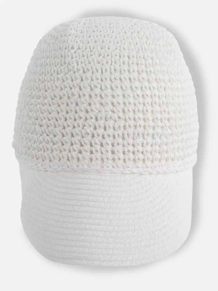 Bild 1 von Damen Sonnen-Cap aus Papier Weiß