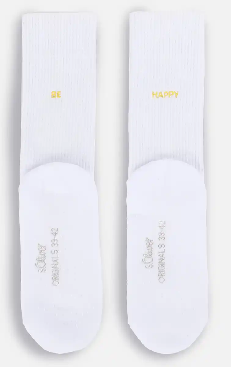 Bild 2 von Damen Tennissocken mit Stickerei Weiß