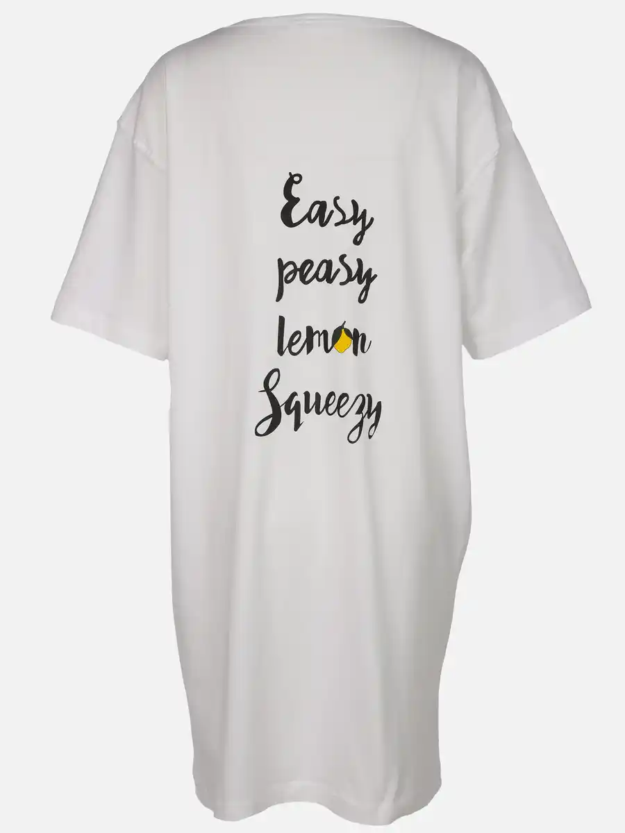 Bild 2 von Damen Oversize Nachthemd Weiß