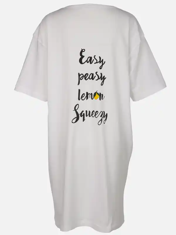 Bild 2 von Damen Oversize Nachthemd Weiß