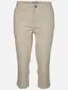 Bild 1 von Damen Caprihose in slimfit Form Beige