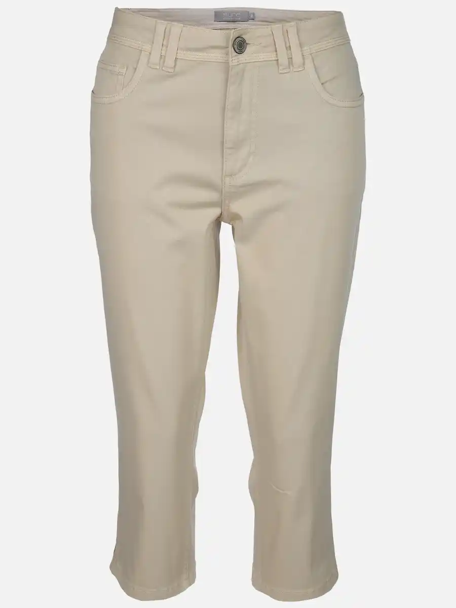 Bild 1 von Damen Caprihose in slimfit Form Beige