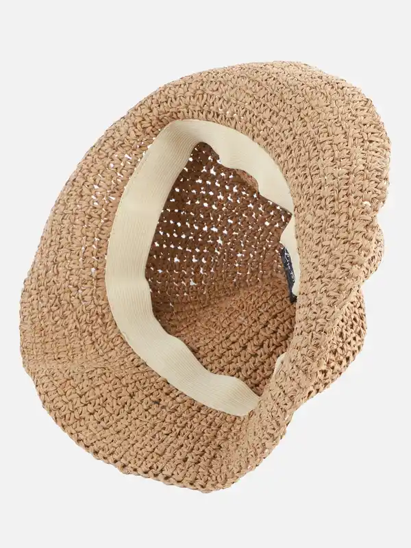 Bild 2 von Damen Sonnenhut aus Papier Braun