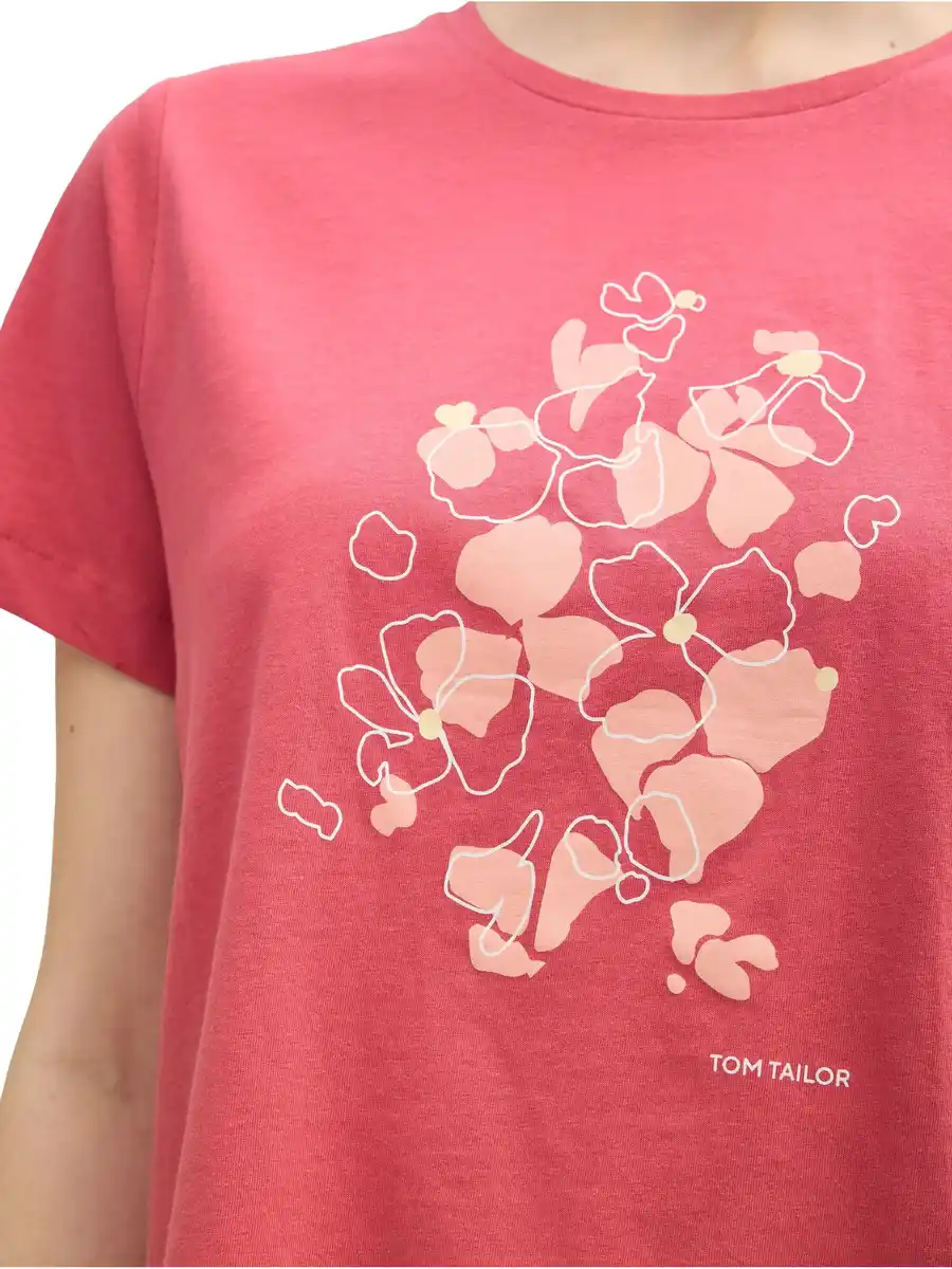 Bild 3 von Damen Basic Shirt Rot