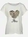Bild 1 von Damen Shirt mit Foliendruck Weiß