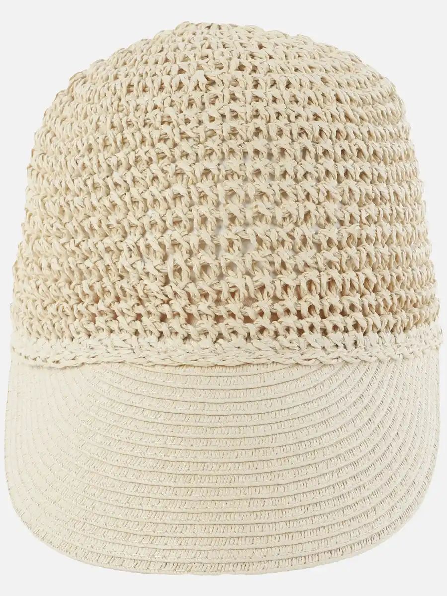 Bild 1 von Damen Sonnen-Cap aus Papier Beige