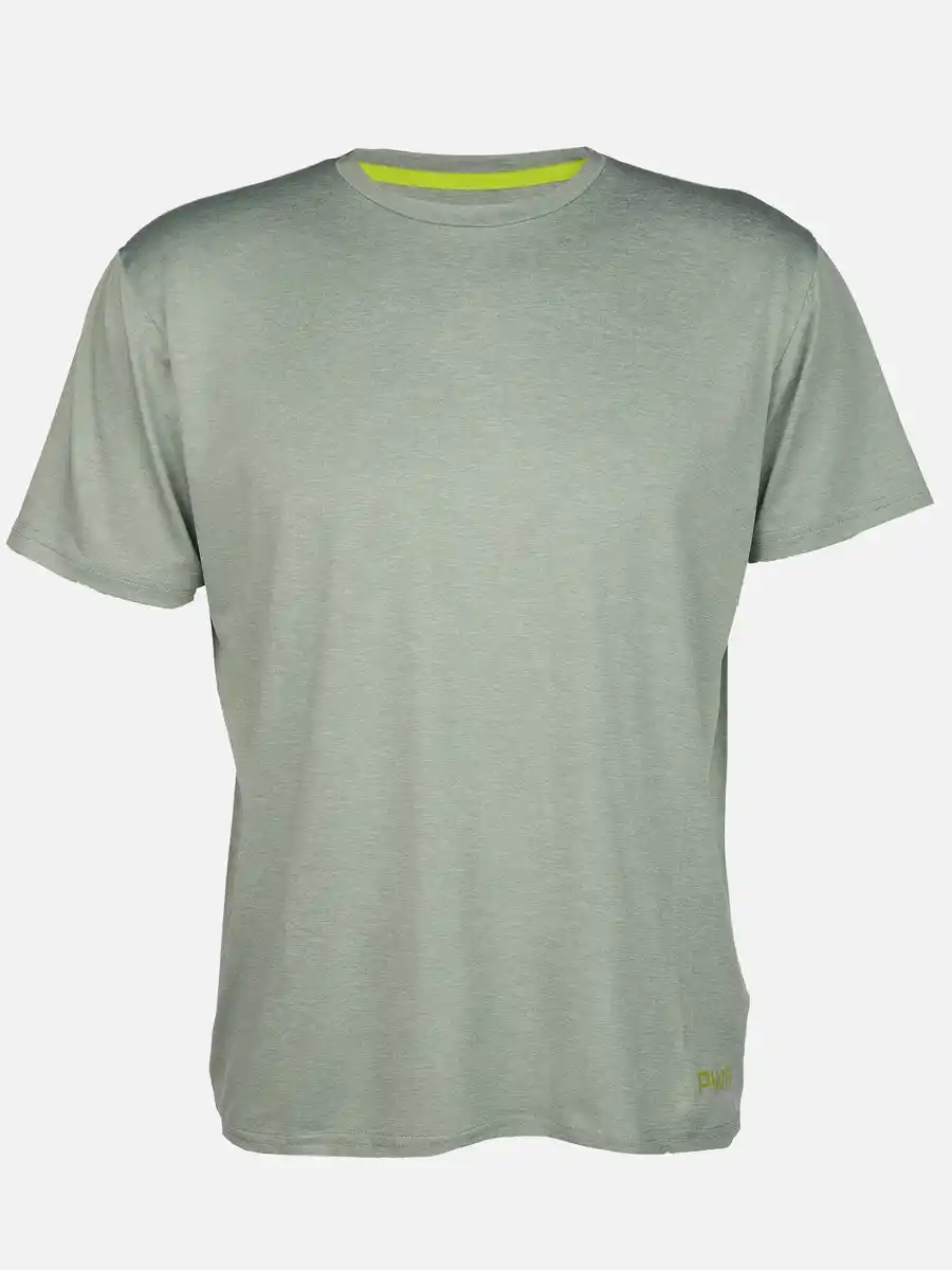 Bild 1 von Herren Sport Shirt in melierter Optik Oliv