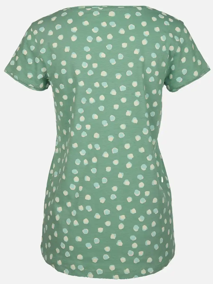 Bild 2 von Damen T-Shirt mit Punkten Grün