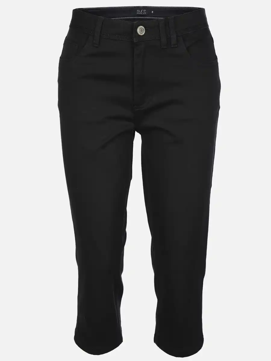 Bild 1 von Damen Caprihose in slimfit Form Schwarz