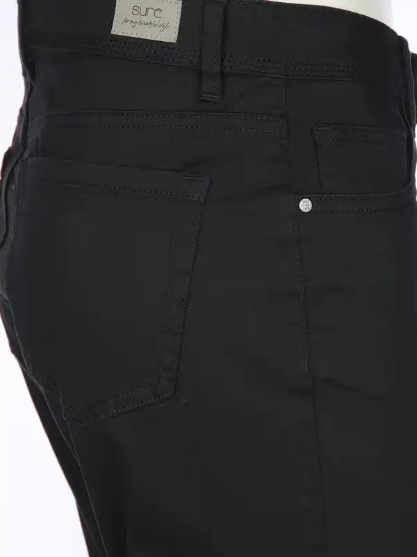 Bild 4 von Damen Caprihose in slimfit Form Schwarz