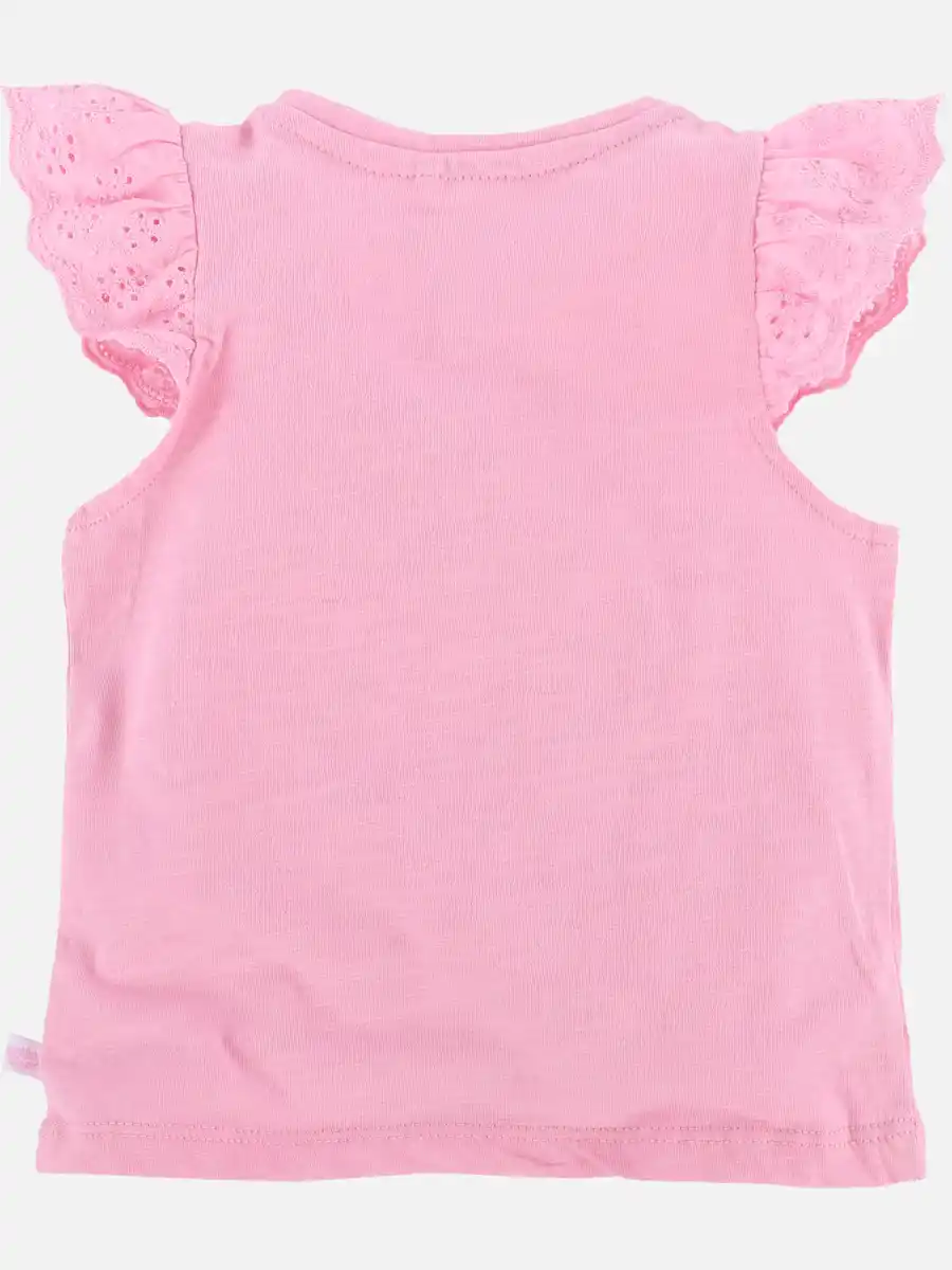 Bild 2 von Mädchen Shirt mit Flügelärmelchen Pink