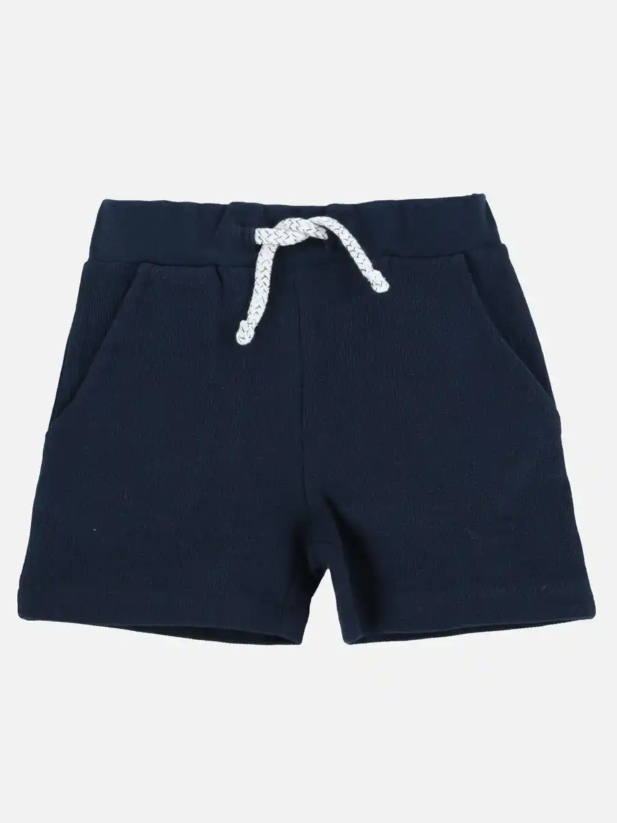 Bild 3 von Baby Jungen 2er Pack Shorts mit bunter Kordel Blau