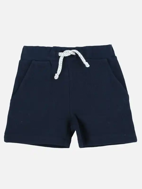 Bild 3 von Baby Jungen 2er Pack Shorts mit bunter Kordel Blau