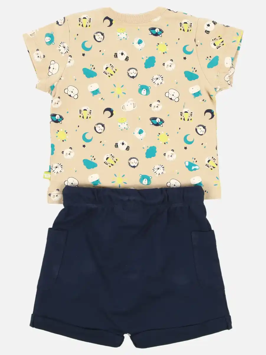 Bild 2 von Baby Jungen 2er Set, bestehend aus Shorts und Shirt Braun