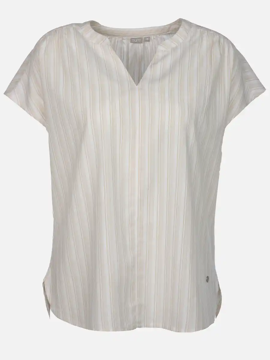 Bild 1 von Damen Blusentop mit Streifen Beige