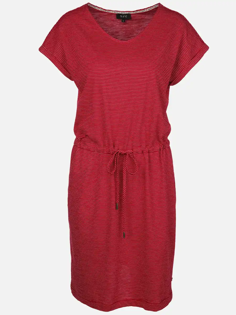 Bild 1 von Damen Jerseykleid mit Bindeband Rot