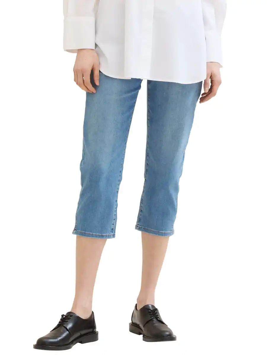 Bild 4 von Damen Capri High Waist Jeans "Kate" Blau
