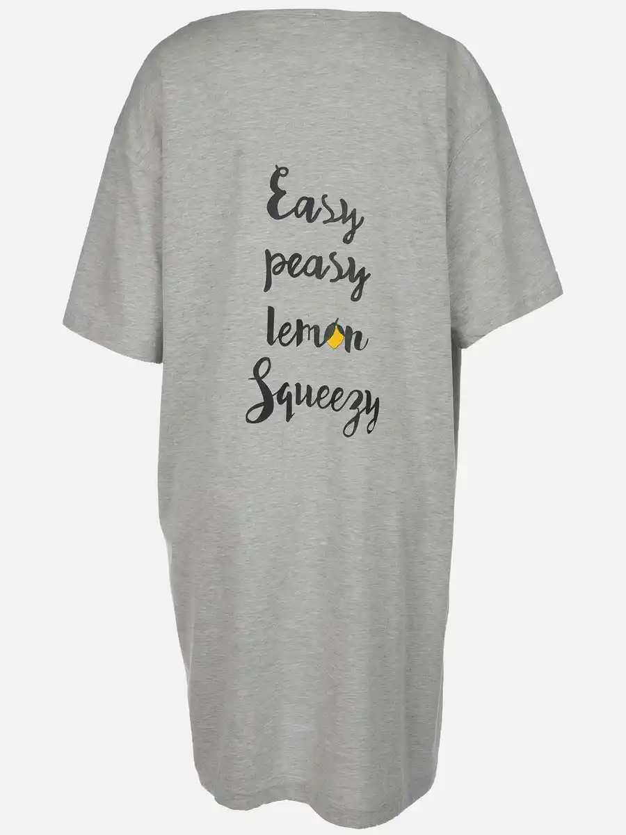 Bild 2 von Damen Oversize Nachthemd Grau