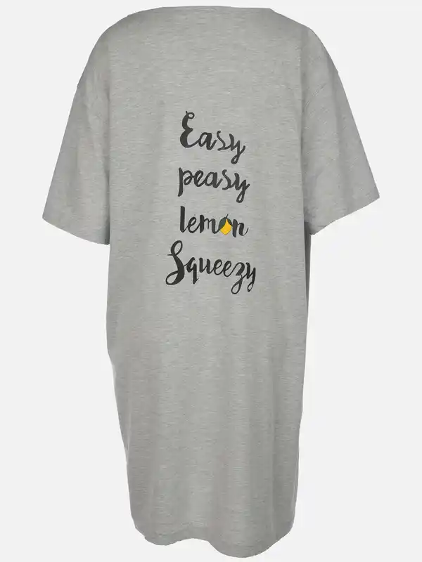 Bild 2 von Damen Oversize Nachthemd Grau