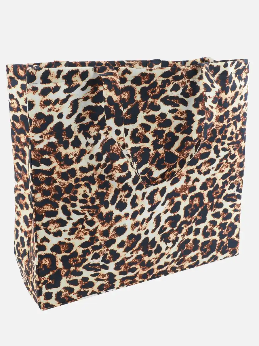 Bild 2 von Damen Strandtasche mit Leomotiv Braun