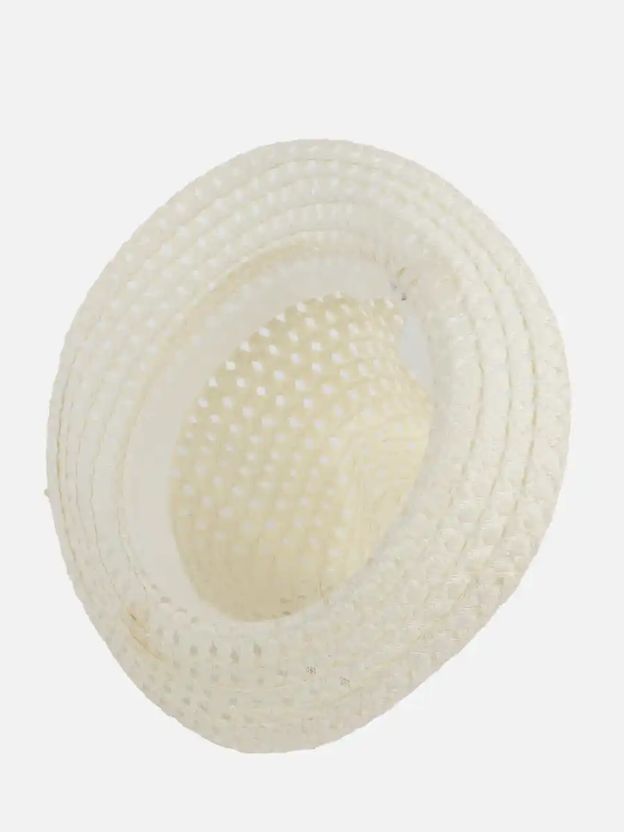 Bild 2 von Damen Sommerhut mit Lochmuster Weiß