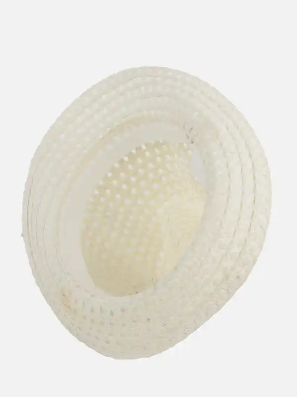 Bild 2 von Damen Sommerhut mit Lochmuster Weiß