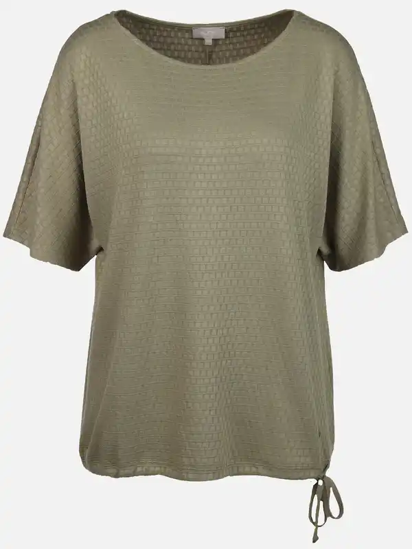 Bild 1 von Damen Struktur Shirt Oliv
