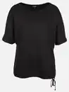 Bild 1 von Damen Struktur Shirt Schwarz