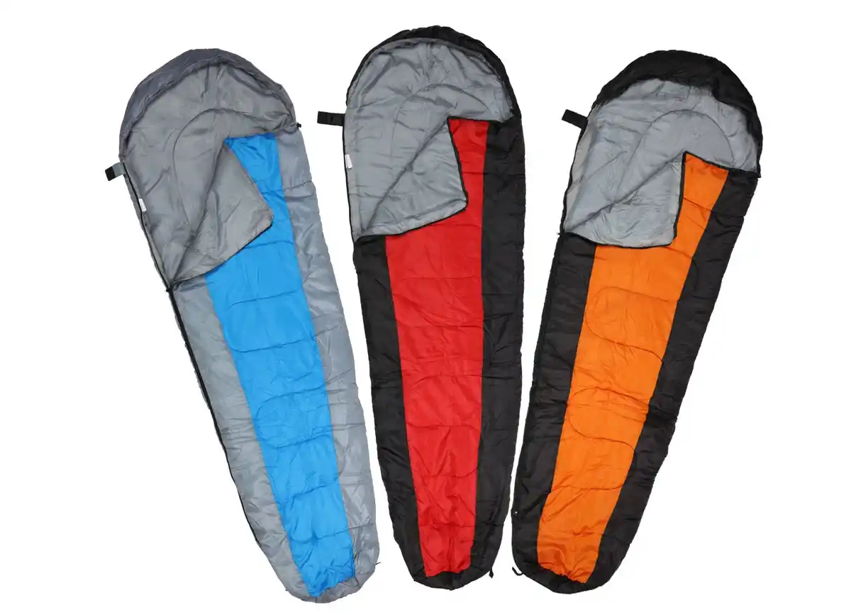 Bild 1 von Mumien-Schlafsack Kuschelig warmer Mumien-Schlafsack aus 100% Polyester mit bequemem Kopfteil.