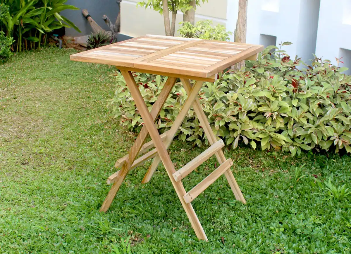 Bild 1 von Teak-Klapptisch Natur unbehandelt