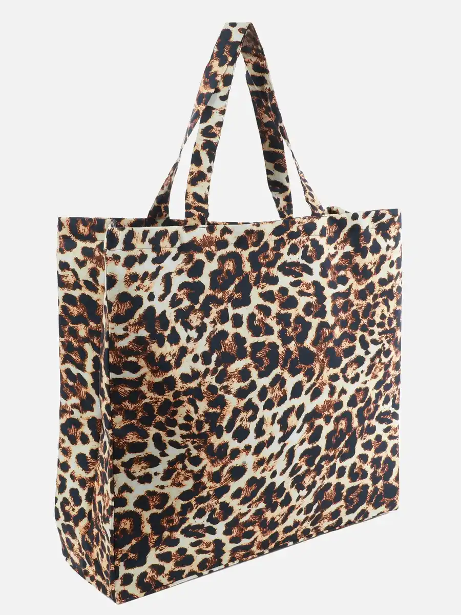 Bild 1 von Damen Strandtasche mit Leomotiv Braun