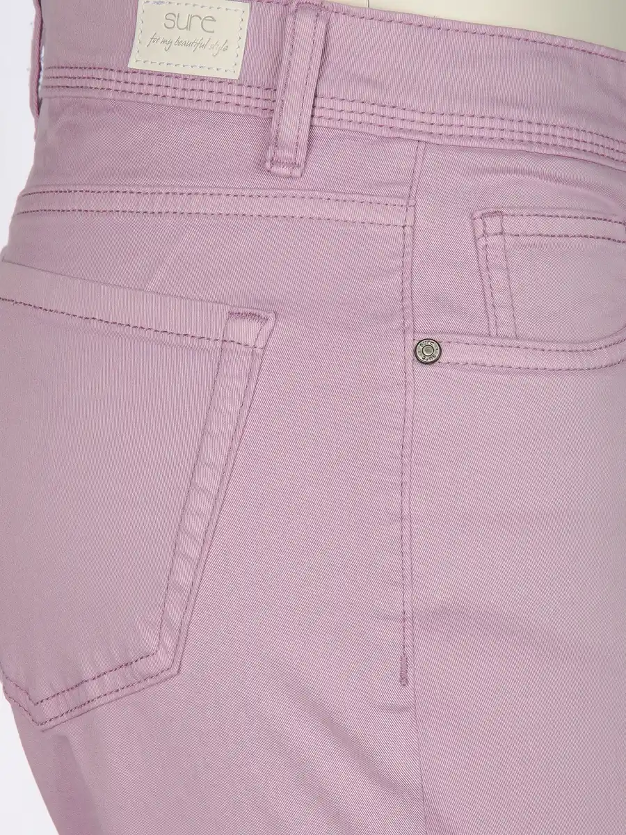 Bild 4 von Damen Caprihose in slimfit Form Lila