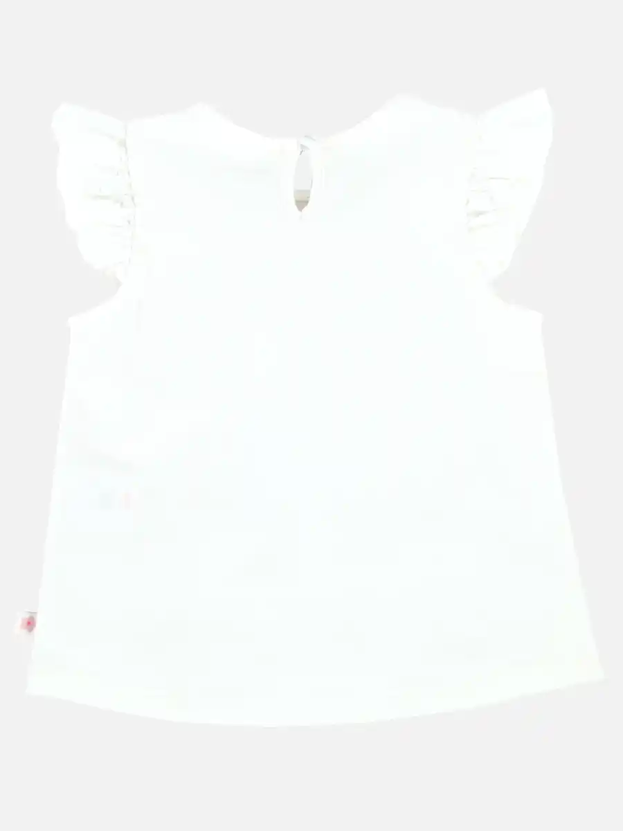 Bild 2 von Baby Mädchen Shirt mit Blumenprint Weiß