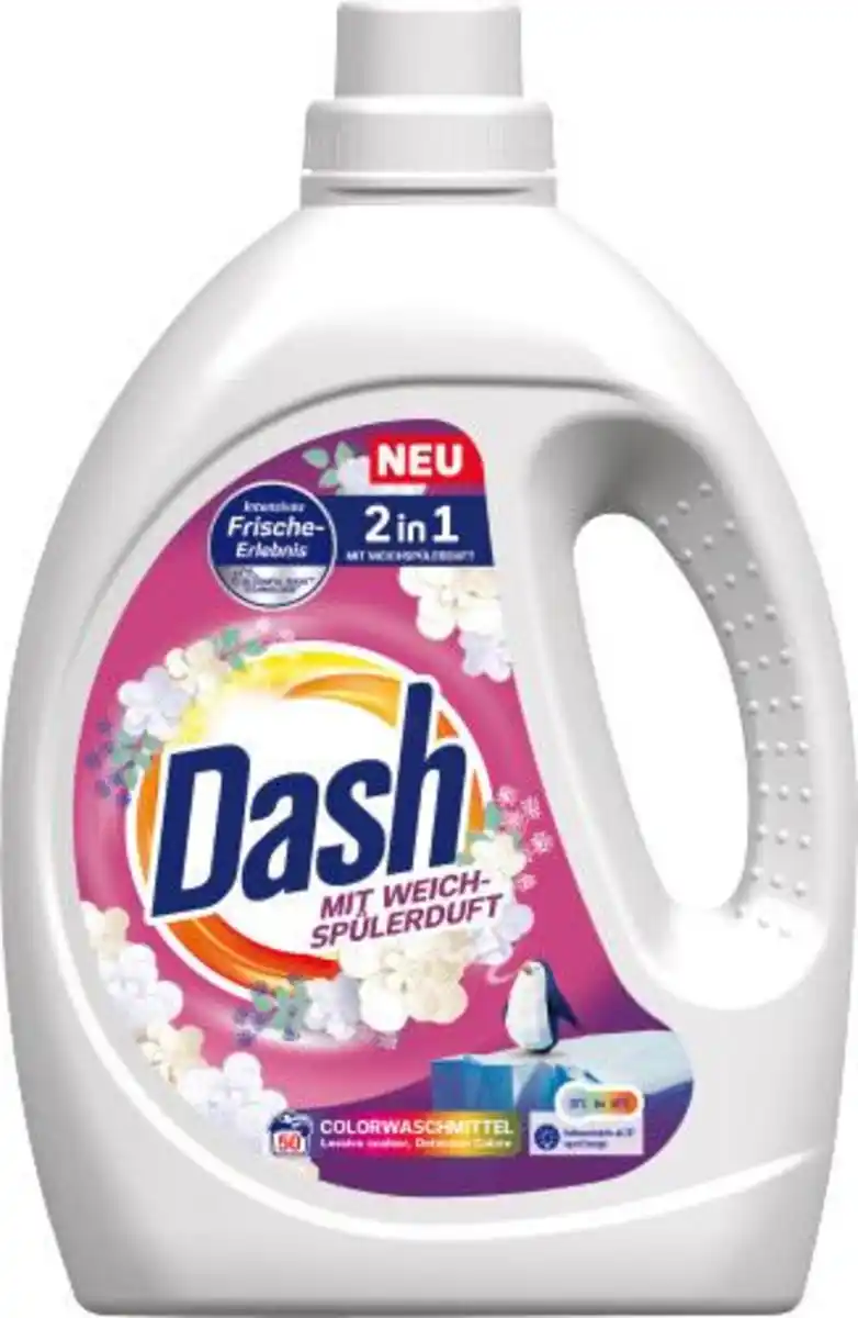 Bild 1 von Dash 2in1 Colorwaschmittel flüssig, 2.25 l
