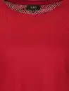 Bild 3 von Damen Shirt mit Spitze Rot