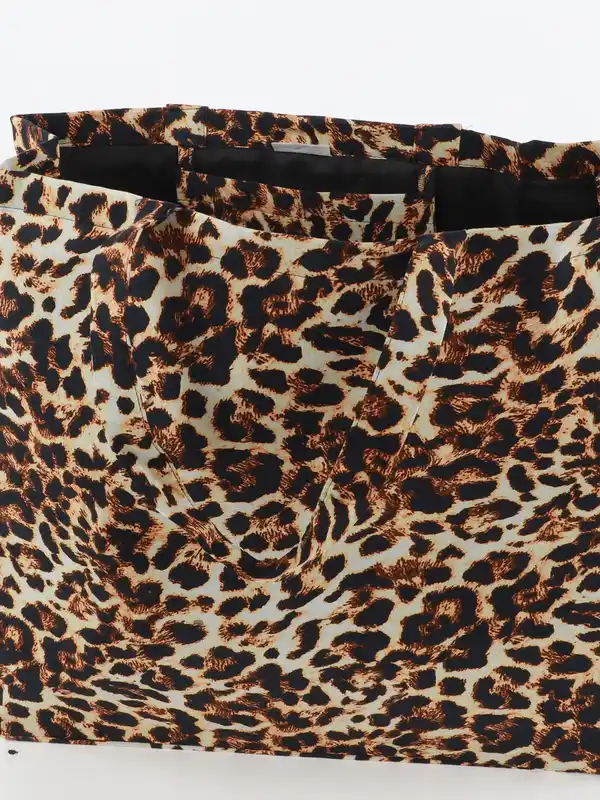 Bild 3 von Damen Strandtasche mit Leomotiv Braun