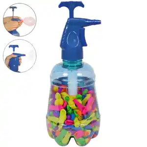 Wasserbomben-Pumpe 33cm Farbige Pumpstation zum Aufblasen oder zum Befüllen von Ballons mit Wasser.