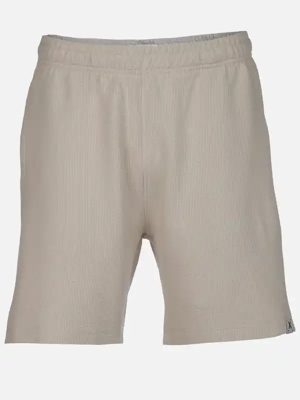 Bild 1 von Herren Sweatshorts mit Struktur Beige
