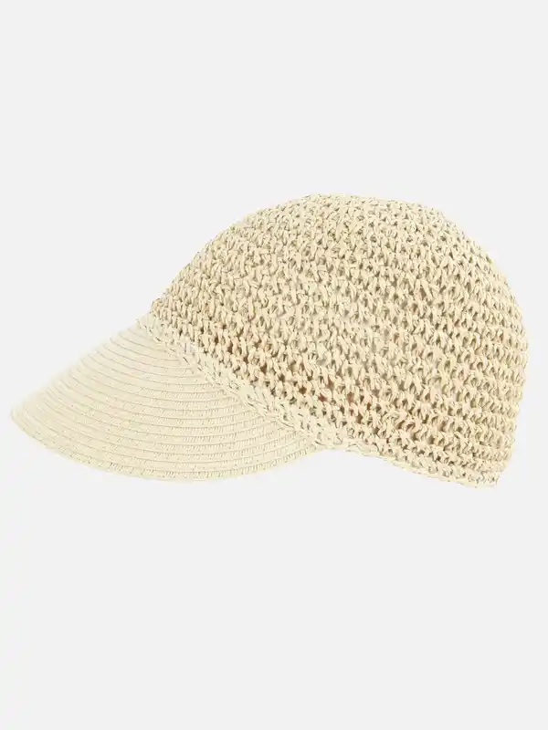 Bild 2 von Damen Sonnen-Cap aus Papier Beige