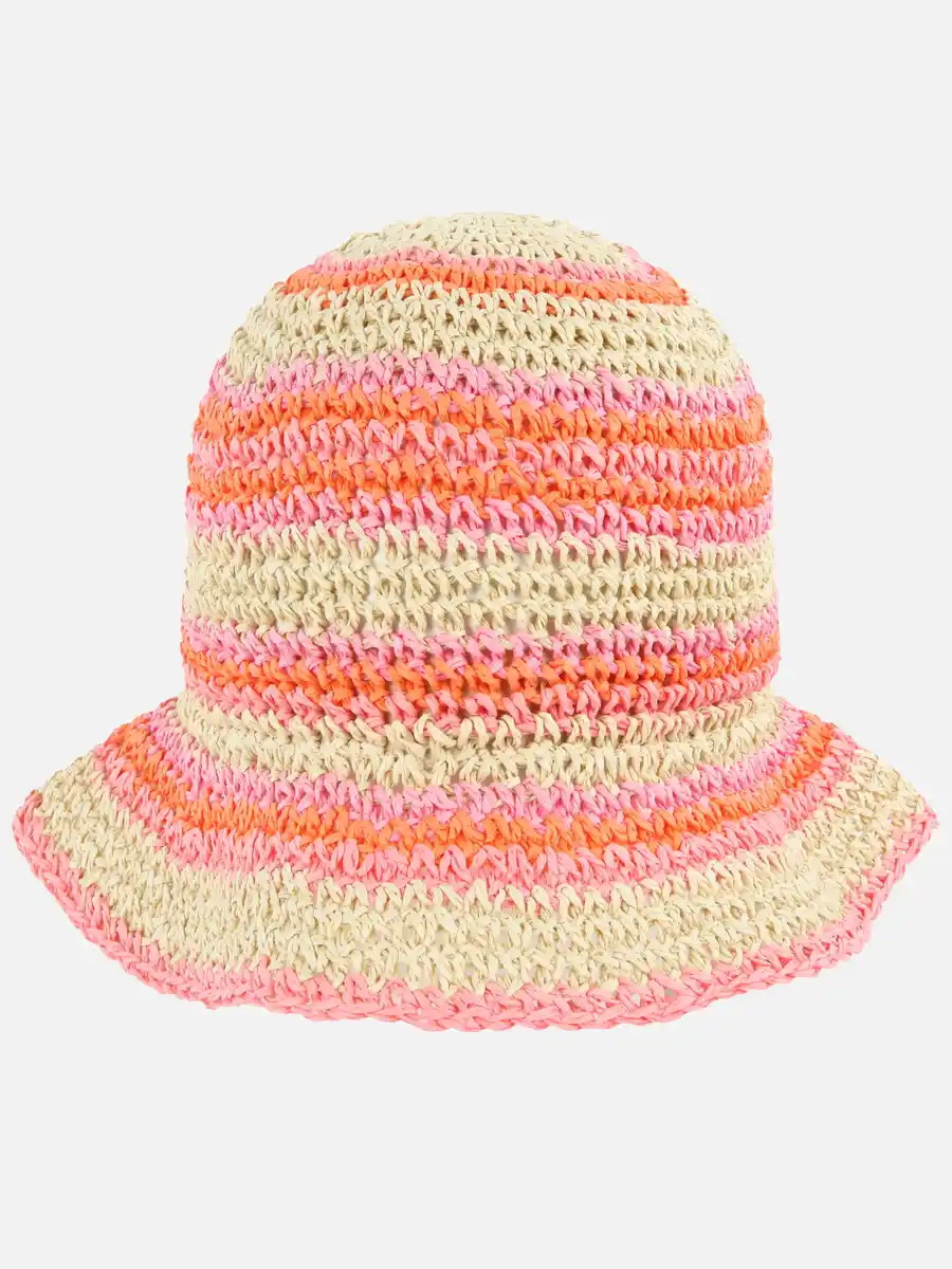 Bild 2 von Damen Sonnenhut mit Streifen Pink