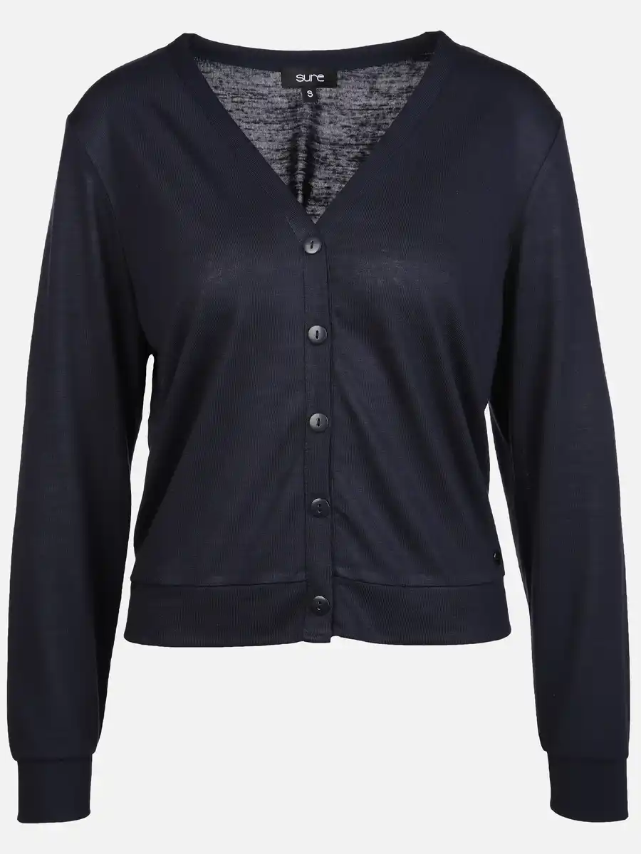 Bild 1 von Damen Cardigan mit V-Ausschnitt Marine