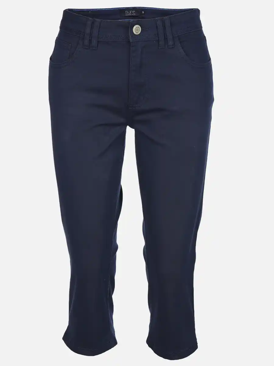 Bild 1 von Damen Caprihose in slimfit Form Marine