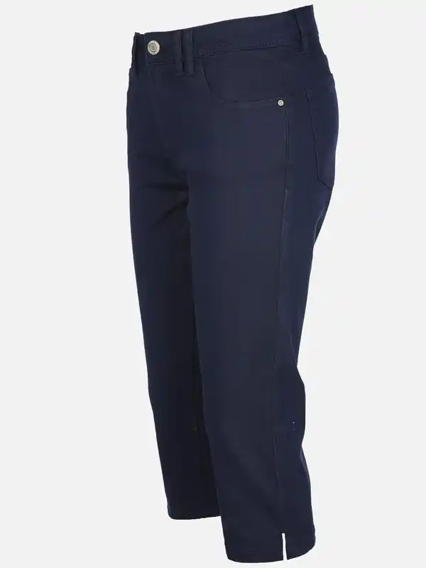 Bild 3 von Damen Caprihose in slimfit Form Marine