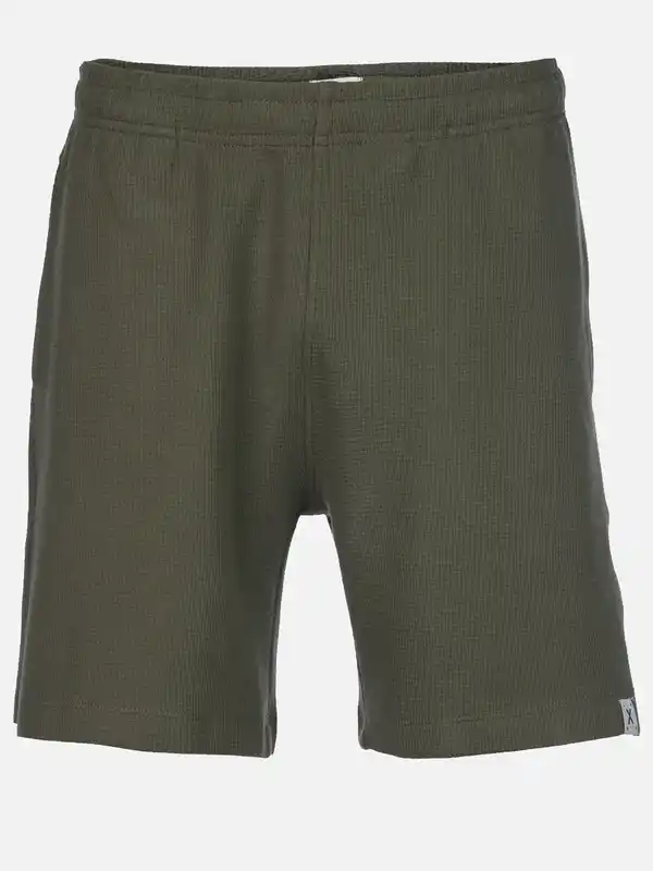 Bild 1 von Herren Sweatshorts mit Struktur Oliv